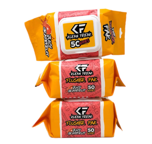 The Flusher 50 Pak – 3 Pak Box