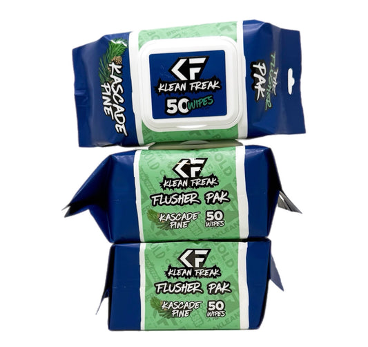 The Flusher 50 Pak – 3 Pak Box