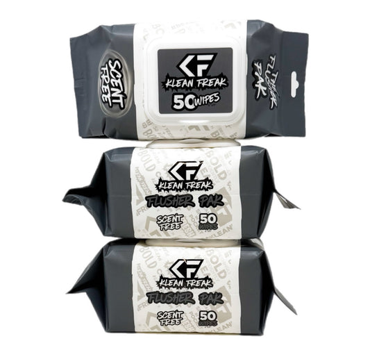 The Flusher 50 Pak – 3 Pak Box