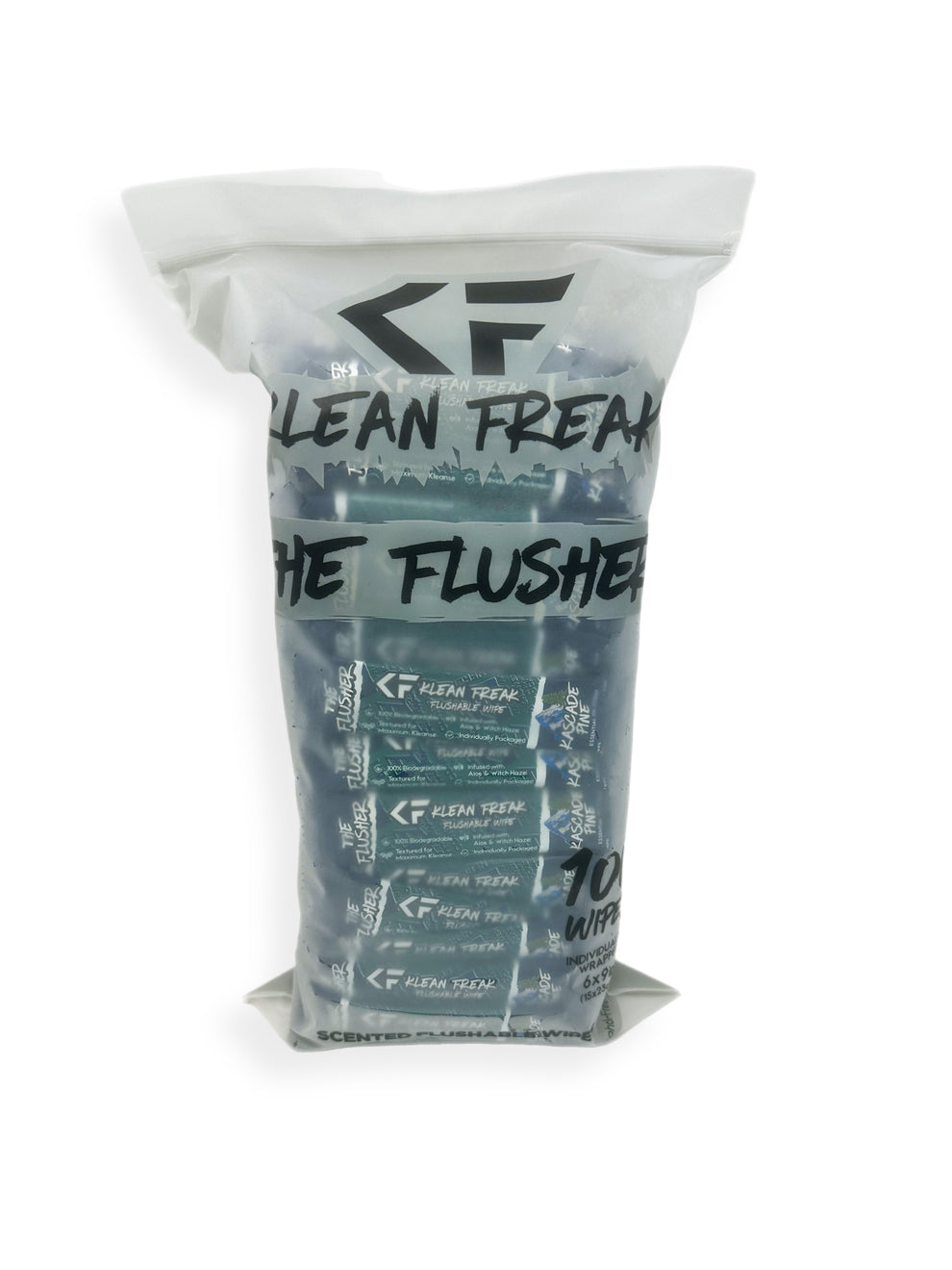 The Flusher - 100 Pack - Flushable Wipes – Klean Freak