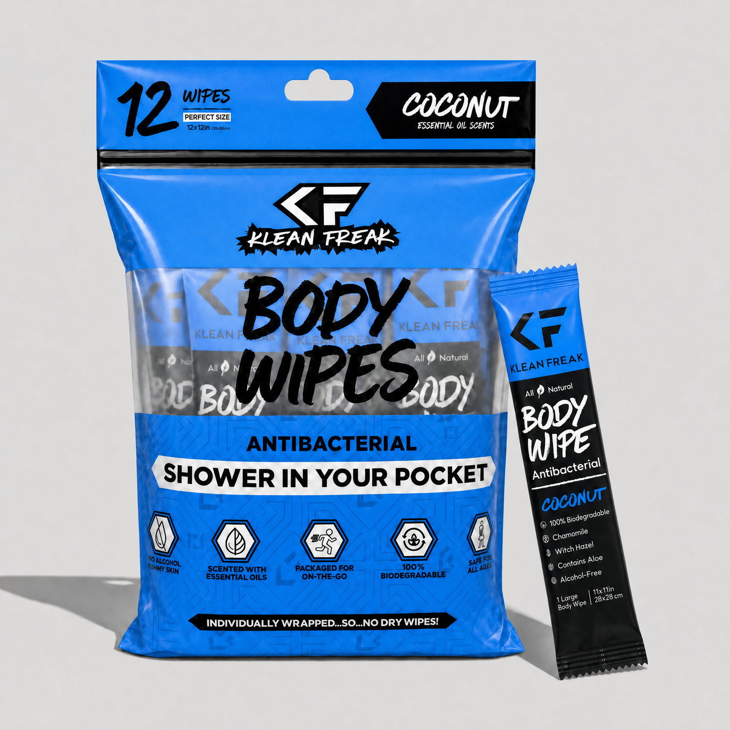 Body Wipes - 12 Pack