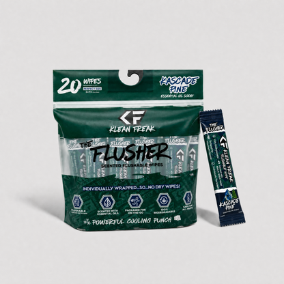 The Flusher 20 Pack - Flushable Wipes