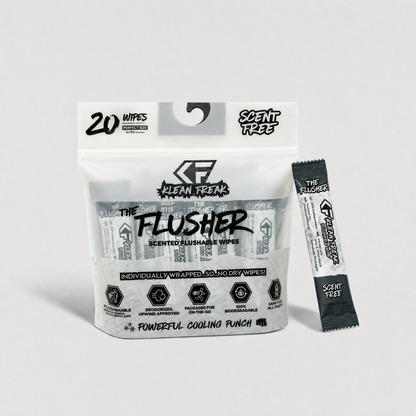 The Flusher 20 Pack - Flushable Wipes